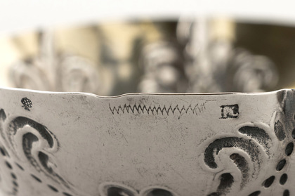 Late 17th Century Augsburg Silver Brandy Bowl